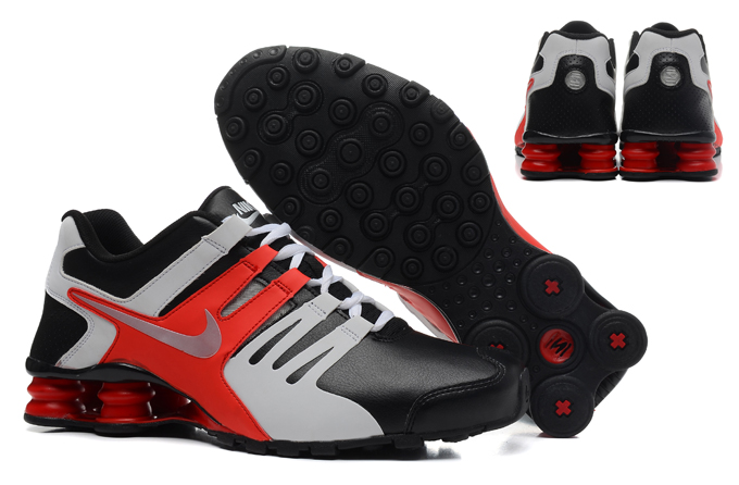 Nike Shox Actuel Orange Blanc Noir